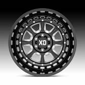 XD Series XD866 Outlander Gloss Black Milled Custom Truck Wheels 3